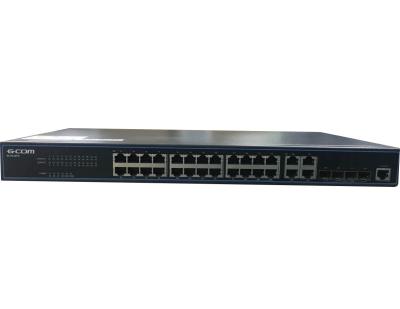 China 28 Port Layer 2 Gigabit Switch with 4 × ComboGE Ports Realtek S5110-28TC for sale