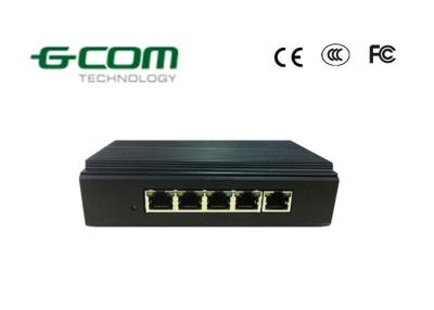 China 5 × 10/100BaseT Managed Gigabit Ethernet Switch Ethernet Industrial IES1000-05T for sale