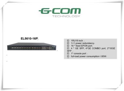 Κίνα FTTx GPON 1 οπτικά τερματικά 1+1 πλεονασμός GL5610-16P γραμμών ίντσας RU19 δύναμης προς πώληση