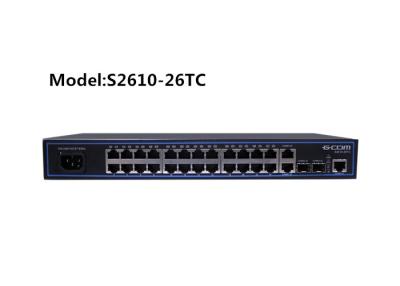 Cina 8.8Gbps ha diretto 24 indirizzi MAC astuti S2610-26TC del commutatore 16K di gigabit del porto in vendita