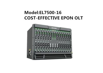 China Fuente de alimentación doble terminal de IEEE 802.3ah EPON FTTx OLT de las telecomunicaciones EL7500-16 en venta