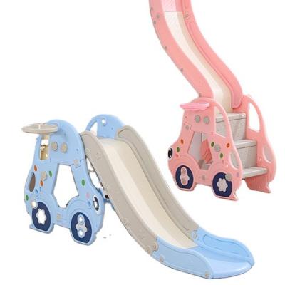 China Sustainable& Environmentally& Friendly Simple Installation Playground Plastic Sliding Baby Playset Foldable Slide For Kids for sale