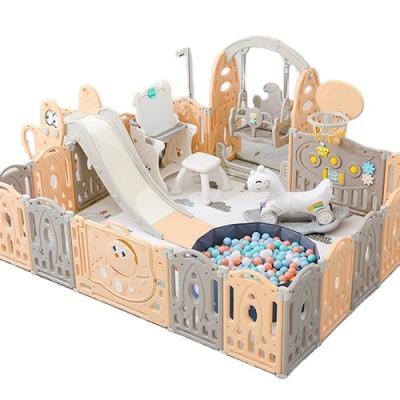 China Indoor Baby Playpen Home Plastic Kids Game With Ocean Ball For Living Room for sale