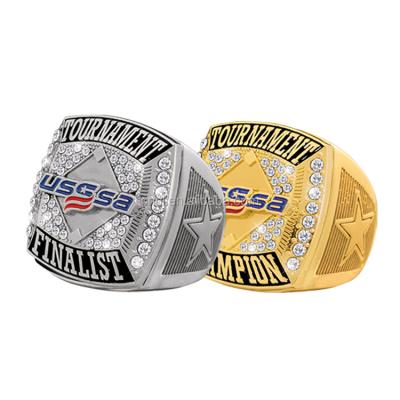 China Custom ALLOY ussa baseball championship rings for sale