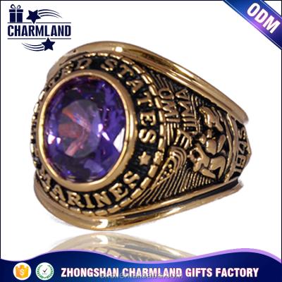 China ALLOY rings channel setting usssa baseball championship rings graduation students rings for sale