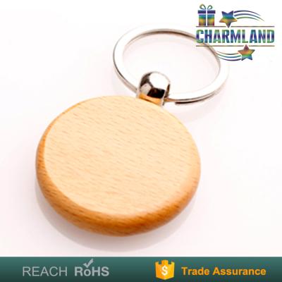 China Free Sample Promotional Good Quality Wood Key Holder Blank Wooden Key Chain With Name for sale