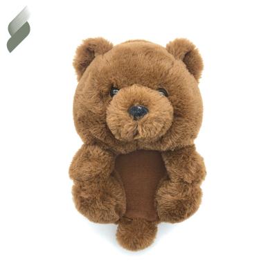 China 2021 Wholesale New Arrival Light Weight Indoor Hot Women's Teddy Bear Plush Furry Slipper for sale