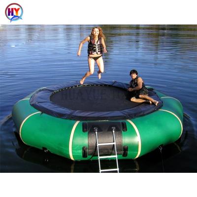 China Outdoor Entertainment Water Bed Sea Water Park Sea Water Park Popular Inflatable Water Float Seadoo Trampoline Inflatable Floating Jumping Trampoline for sale