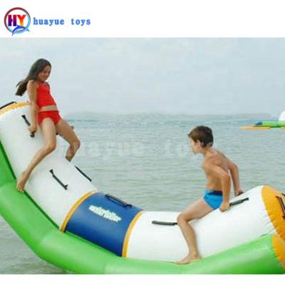 China 0.9mm Thick PVC Tarpaulin Inflatable Seesaw/Inflatable Floating Seesaw PVC Material Colorful Inflatable Toys For Kids Water Play for sale