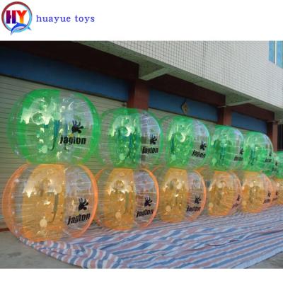 China Toy Good Quality Zorb Ball Knocker Ball 1.5m Soft Inflatable Bumper Bubble Human Soccer Balls For Football Party for sale