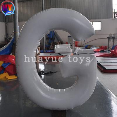 China Holiday/Promotion Decoration Factory Price Customize Airtight Inflatable Letter 2m Size Inflatable Advertising G Size A Model Letter Decoration for sale