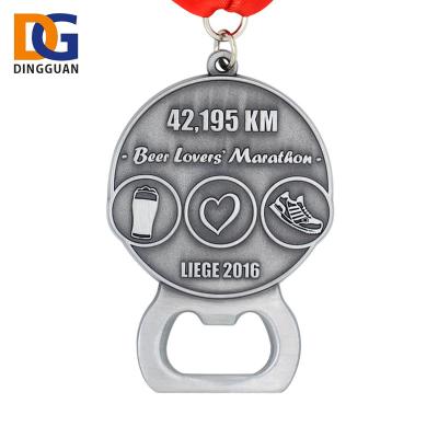 China North America All Types of Honor Beer Lover's Bottle Opener Sports Medal for sale