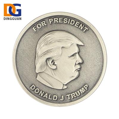 China Antique Game Donald Portrait Copy Coin Commemorative North American Gold Challenge for sale