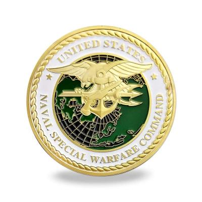 China US Navy Seals of America Challenge Coin War Naval Special Command Military Coin for sale