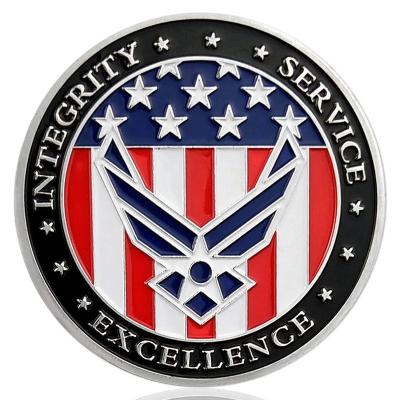 China United States of America Air Force Oath of Enlistment Challenge Coin for Airman Gifts for sale