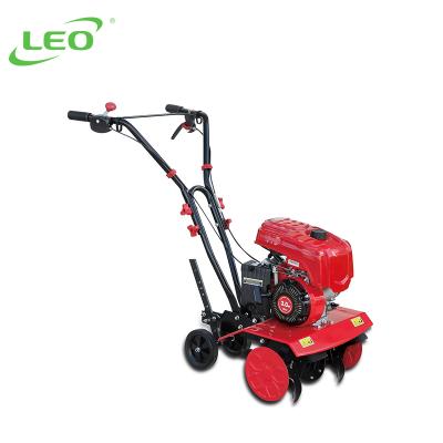 China Raises LEO Garden Small Hand Types Cultivator Gas Powered Tiller for sale