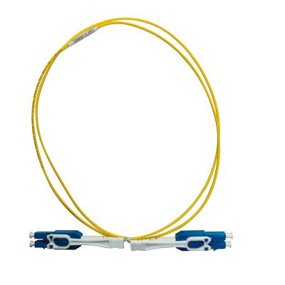 China FTTX LC UPC - LC UPC Uniboot with Tag Duplex 9/125 Singlemode Fiber Optic Patch Cable LC/UPC to LC/UPC Uniboot for sale