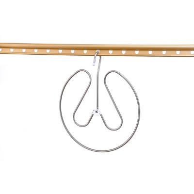 China Bathroom China Manufacture Professional Household Clothes Hanger Traceless Stainless Hanger for sale