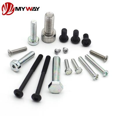 China Industry Hot Sales Bolts Hardware Fasteners M6 Hex Bolt And Nut Screw Washer DIN931 DIN933 Astm Stainless Steel Grade 8.8 Hexagon Bolt for sale