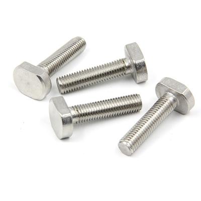 China Stainless steel Hammer Head Bolts Din186 T Head Bolt for sale