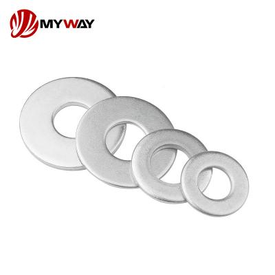 China Split Fastener Plain Washers 304 316 Stainless Steel In Stock Zinc Plated Flat Round Washer For Bolt DIN125 for sale