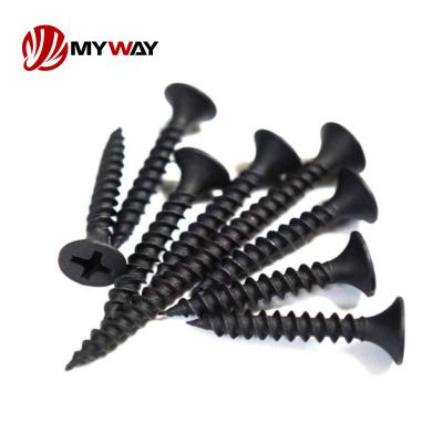 China Pan High Quality Metric Screws Drywall Black Gypsum Board Table Screw Drywall Screw Bits To Wood for sale