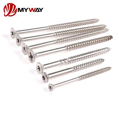 China Pan Torx Square Drive Robertson Self Tapping Decking Screws Stainless Steel 304 316 Countersunk Head Self Tapping Screw For Wood for sale