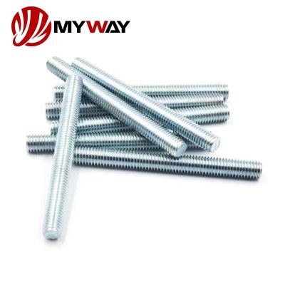 China Healthcare DIN975 Carbon Steel Thread Rod M8 M10 M20 Bar High Strength Galvanized 4.8 Grade Full Thread Stud Bolt Screw Threaded Rod for sale