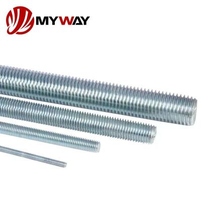 China Healthcare Carbon Steel Galvanized Full Thread Stud Bolt Material Threaded DIN975 Thread Rod For Building for sale