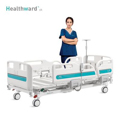 China Furniture Y6y8c Healthward 3 Function Stainless Steel Clinic ICU Bed Medical Prices Commercial Electric Hospital Bed Manufacturers for sale