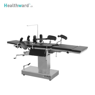 China Hospital Commercial Hydraulic Surgical Obstetric Bed Multifunctional Electric Furniture A3008A-1 Healthward Adjustable Electric Medical Operation Table for sale