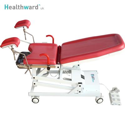 China A99-8 Healthward Gynecology Delivery Metal Modern Safe Medical Obstetric Bed Adjustable Hospital Electric Delivery Table With Wheels for sale