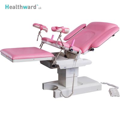 China A99-7 Healthward Delivery Modern Multifunction Adjustable Medical Electric Obstetric Bed Gynecology Stainless Steel Operating Table for sale