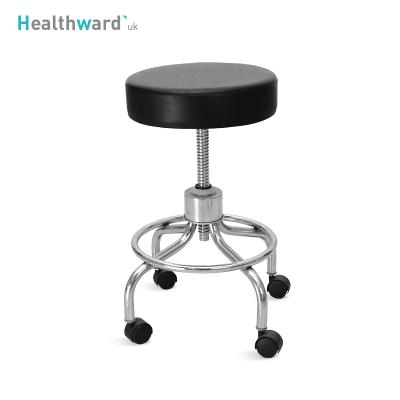 China SKE015-2 Healthward Modern PU Leather Height Control Adjustable Nurse Stool Hospital Office Chair With Casters for sale