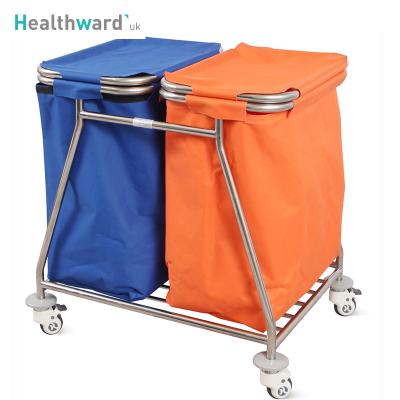 China SKH040 Healthward Modern Wholesale Hotel Trolley Household Hospital Laundry Clean Linen Cart for sale