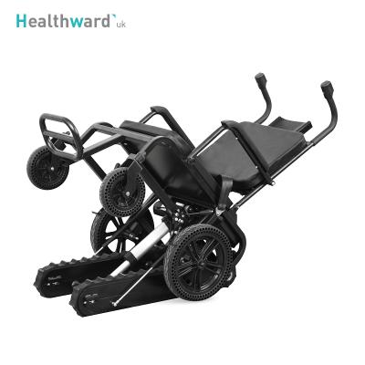 China SKB3C01 Healthward Modern Multifunctional Motorized Foldable Adjustable Stair Stretcher Disabled Climbing Wheelchair for sale