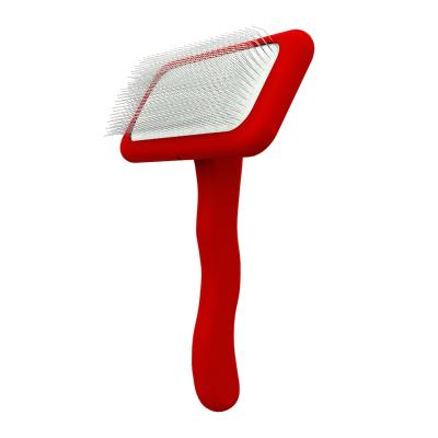 China 92x170mm Viable Pet Slicker Grooming Pet Cleaning Brush for sale