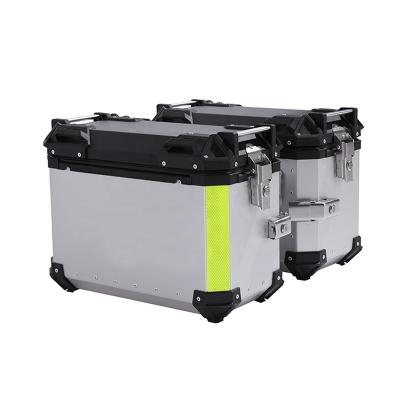 China Waterproof Aluminum Side Box Tail Box Motorcycle 30l Rear Case Pannier Case For Motorbike for sale