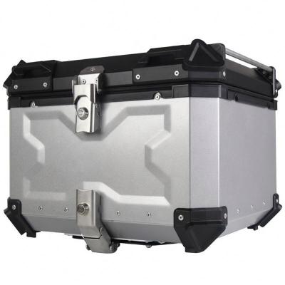 China Strongest 30L Motorcycle Top Box Waterproof Aluminum Motorcycle Tail Box Top Case For Any Motorcycle for sale