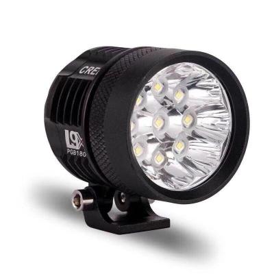 China Top Shine 90W Led Projector Motorcycle Driving Light 9 Led Motorbike Headlight Car Auxiliary Accessories for sale