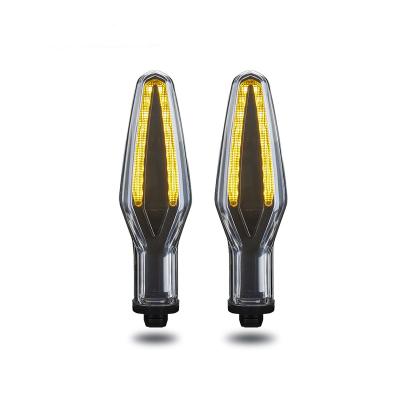 China V Design 12v Led Lights Light Yellow Scooter Tail Turn Signal Indicator Rear Lamp For Motorcycle for sale