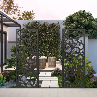 China Art Deco Laser Cut Outdoor Metal Screen Panels Decorative Metal Screen Panel Garden for sale