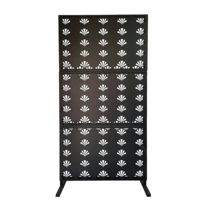 China Custom Art Decor Decorative Wall Metal Screen Laser Cut Metal Fencing Exterior Panels for sale