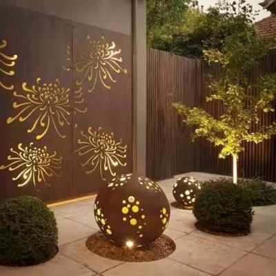 China Decorative facade metal screen materials metal screen panel garden contemporary building fences for sale