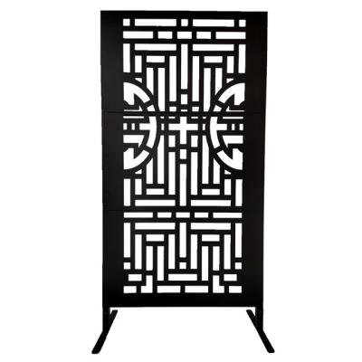 China Easily Assembled Decorative Creative Garden Landscape Corten Steel Screen Panels for sale