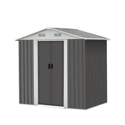 China Easily Assembled Gande Shed Metal Part Outdoor Garden Tool Shed Outdoor Storage for sale