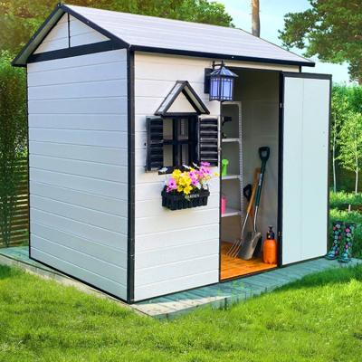 China Easily Assembled Outdoor Thrown Garden Storage House Backyard Storage Shed for sale