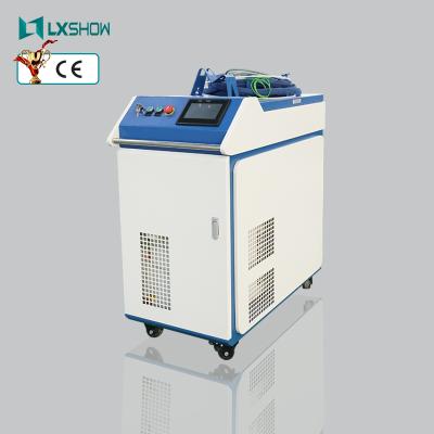 China LXSHOW Laser Continuous Cleaning Portable Handheld Cleaning Machine For Rust Removal 2000watt for sale