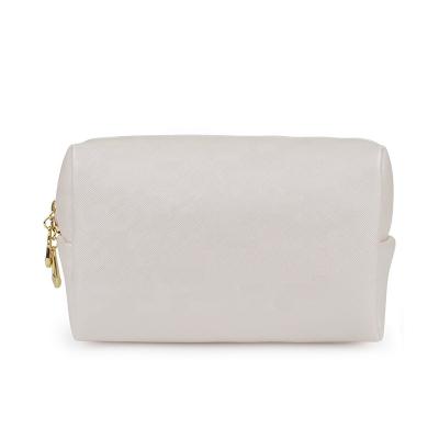 China Lady Ladies Wholesale Makeup Bags Travel Pouch PU Leather Cosmetic Toiletry Bag Zipper for sale