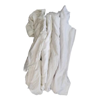 China Have Oil And Water Absorbency Strong Wholesale T-shirt Cotton Cheap Second Hand White Cloths For Regular Cleaning Cloths For Shops for sale